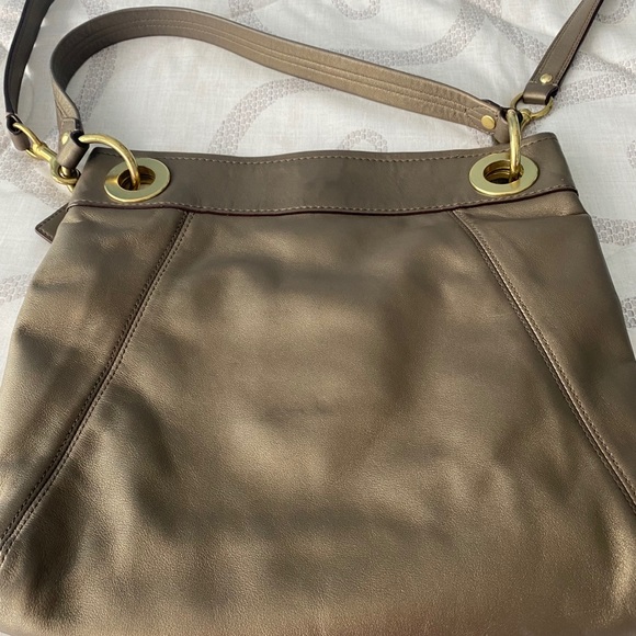 Beige Coach Satchel - Picture 2 of 8